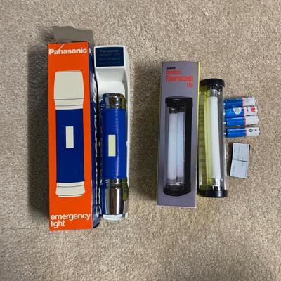 LOT 31 B: Camping Collection; Lifestraw, Travel Cooking Pots, Headlamp, Colman Thermos, Lanterns, 5 Gallon Water Pak, Cooler, Freeplay...