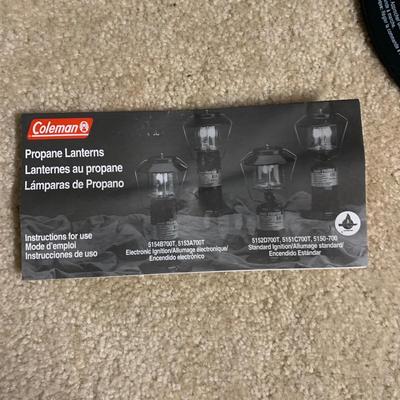 LOT 31 B: Camping Collection; Lifestraw, Travel Cooking Pots, Headlamp, Colman Thermos, Lanterns, 5 Gallon Water Pak, Cooler, Freeplay...