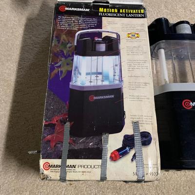 LOT 31 B: Camping Collection; Lifestraw, Travel Cooking Pots, Headlamp, Colman Thermos, Lanterns, 5 Gallon Water Pak, Cooler, Freeplay...