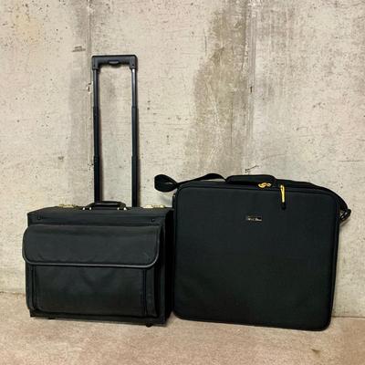 LOT 32 B: Travel Briefcase & LVI Suitcase