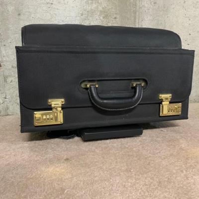 LOT 32 B: Travel Briefcase & LVI Suitcase
