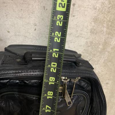 LOT 33 B: Pioneer Express Leather Travel Bag & Protégé Suitcase