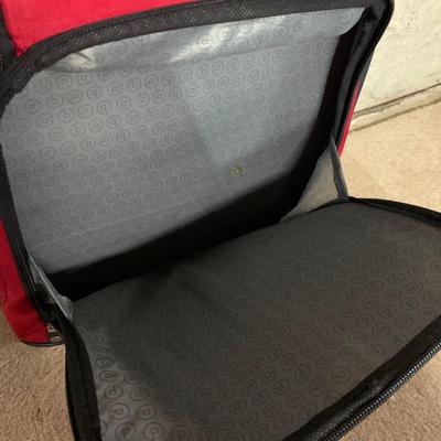 LOT 33 B: Pioneer Express Leather Travel Bag & Protégé Suitcase