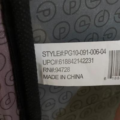 LOT 33 B: Pioneer Express Leather Travel Bag & Protégé Suitcase