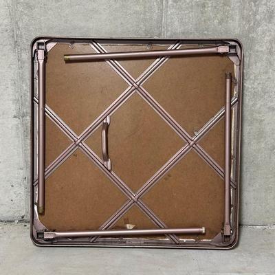 LOT 35B: Hampden Folding Table w/ 3 Chairs