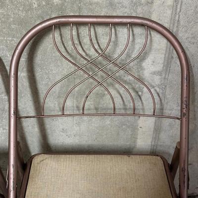 LOT 35B: Hampden Folding Table w/ 3 Chairs