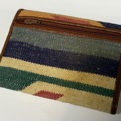 LOT 43B: Geometric Southwest Print Pendleton Bag & Wallet