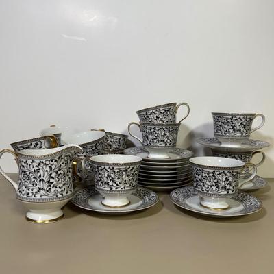 LOT 47B: Sango China Spanish Lace Service for 12