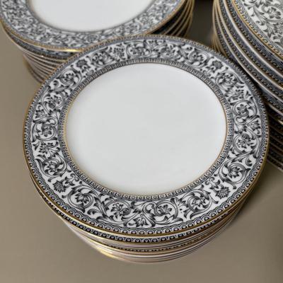 LOT 47B: Sango China Spanish Lace Service for 12