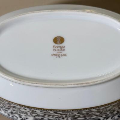 LOT 47B: Sango China Spanish Lace Service for 12