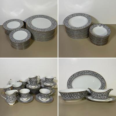 LOT 47B: Sango China Spanish Lace Service for 12