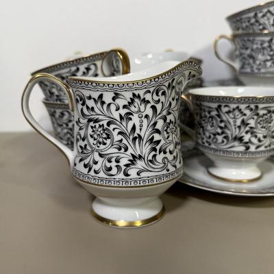 LOT 47B: Sango China Spanish Lace Service for 12