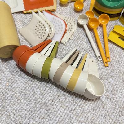 LOT 48B: Large Collection of Vintage Tupperware Utensils, Measuring Instruments & More