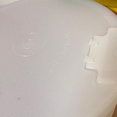 LOT 49B: Vintage Tupperware Collection - Containers, Measuring Cup, Key Hooks, Combs, Kids’ Lunchbox & Mo