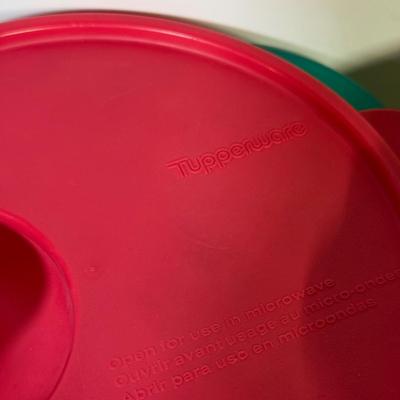 LOT 49B: Vintage Tupperware Collection - Containers, Measuring Cup, Key Hooks, Combs, Kids’ Lunchbox & Mo