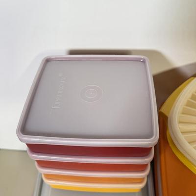 LOT 50B: Vintage 70s Style Tupperware Collection