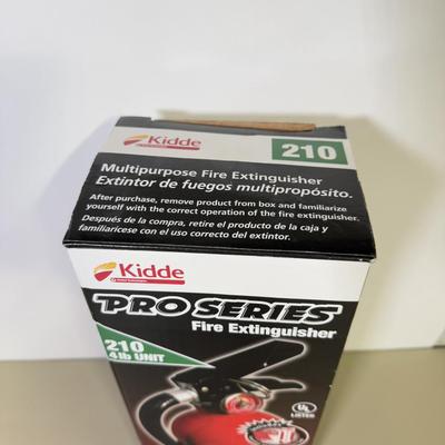 LOT 53B: NIB Kidde Pro Series Fire Extinguisher & Vintage Falcon Fire Alarm