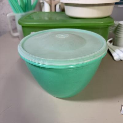 LOT 55B: Collection of Vintage Tupperware & More incl. Branded Stickers & Labels