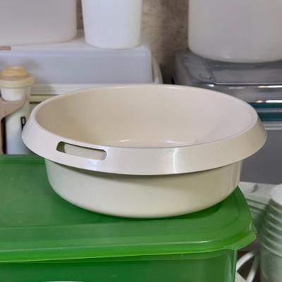 LOT 55B: Collection of Vintage Tupperware & More incl. Branded Stickers & Labels