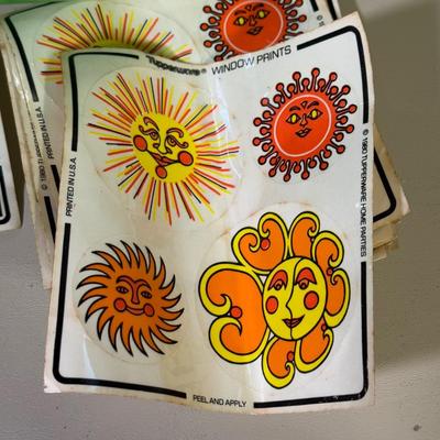 LOT 55B: Collection of Vintage Tupperware & More incl. Branded Stickers & Labels