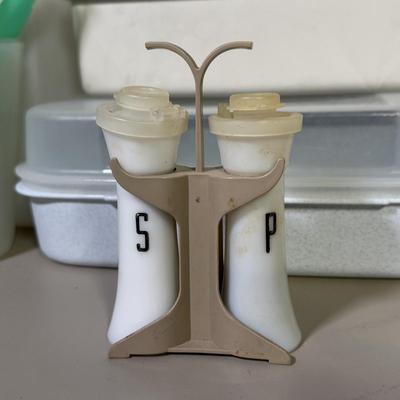 LOT 55B: Collection of Vintage Tupperware & More incl. Branded Stickers & Labels