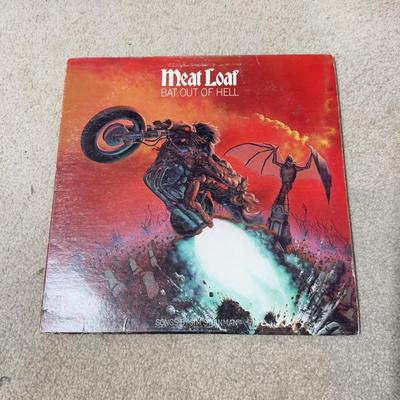 LOT 59B: Vintage Vinyl Records- Ghostbusters, Meat Loaf, Brady Bunch & More