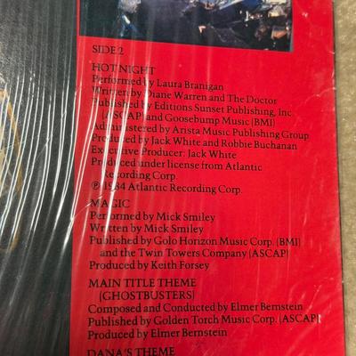 LOT 59B: Vintage Vinyl Records- Ghostbusters, Meat Loaf, Brady Bunch & More