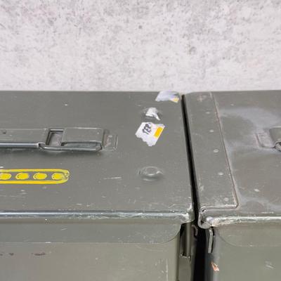 LOT 61B: Vintage Metal Ammunition Boxes