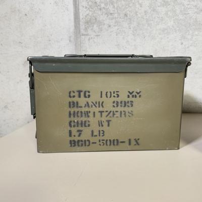 LOT 61B: Vintage Metal Ammunition Boxes