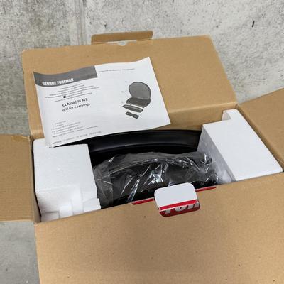 LOT 63B: New George Foreman Grill Model GR0103M & Contempra Electric Indoor Char-b-que Model ECB-25