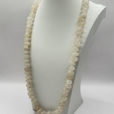 LOT 72J: Vintage Stone Bead Necklaces & Bracelets