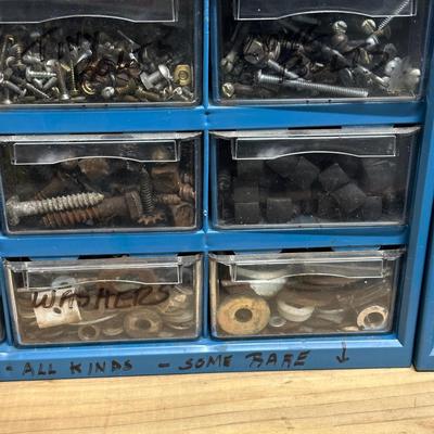 LOT 81G: Hardware Collection w/ Organizers