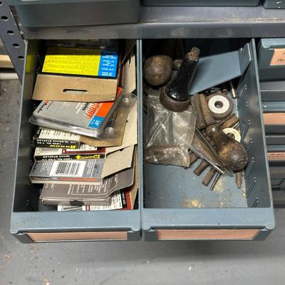 LOT 83G: 36 Drawer Organizer w/ All Contents Included - Tools, Hardware & More