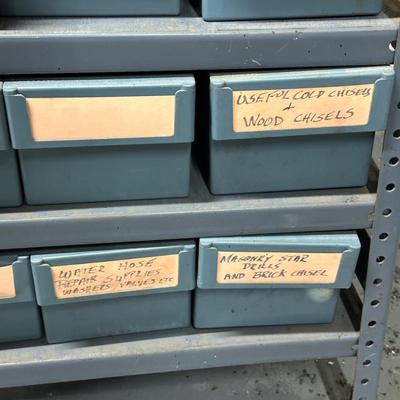 LOT 83G: 36 Drawer Organizer w/ All Contents Included - Tools, Hardware & More