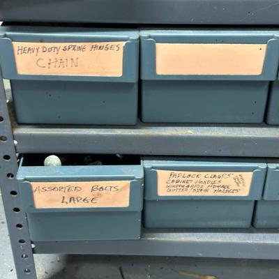 LOT 83G: 36 Drawer Organizer w/ All Contents Included - Tools, Hardware & More