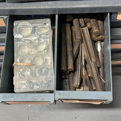 LOT 83G: 36 Drawer Organizer w/ All Contents Included - Tools, Hardware & More