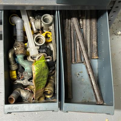 LOT 83G: 36 Drawer Organizer w/ All Contents Included - Tools, Hardware & More