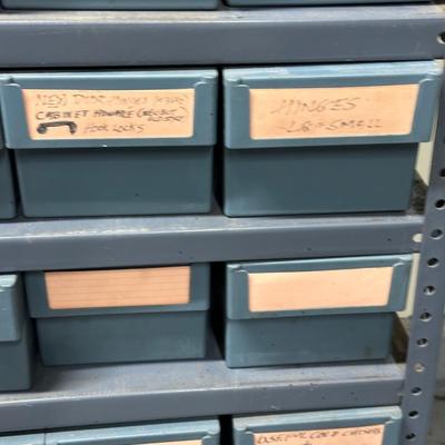 LOT 83G: 36 Drawer Organizer w/ All Contents Included - Tools, Hardware & More