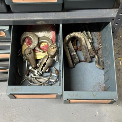 LOT 83G: 36 Drawer Organizer w/ All Contents Included - Tools, Hardware & More