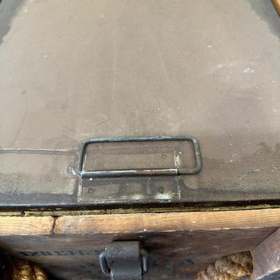 LOT 86G: 2 Vintage Wooden Ammo Crates