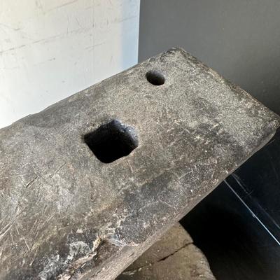 LOT 87G: Vintage Anvil w/ Stump Included