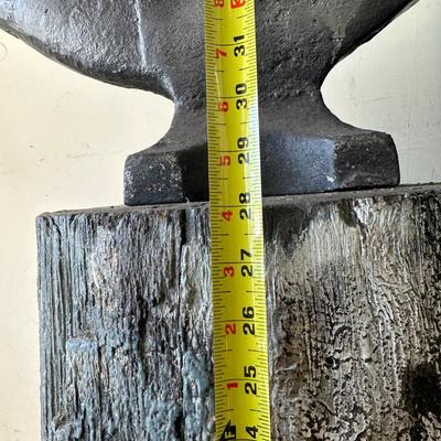 LOT 87G: Vintage Anvil w/ Stump Included
