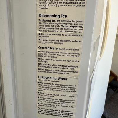 LOT 89G: General Electric Company Refrigerator model TFX25JPCC WW