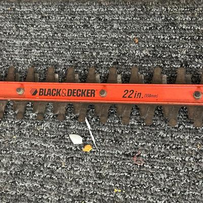 LOT 94G: Toro Power Sweep & Black & Decker Hedge Trimmers
