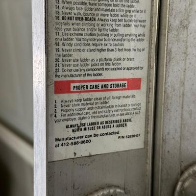 LOT 95G: All American Ladder 5’ & 16’ Ladders