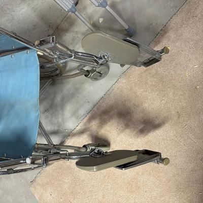 LOT 98B: Everest Jenning Wheelchair & 2 Sets Of Crutches