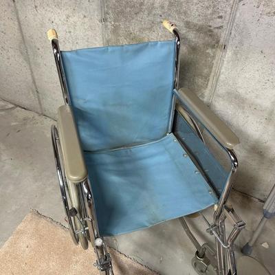 LOT 98B: Everest Jenning Wheelchair & 2 Sets Of Crutches