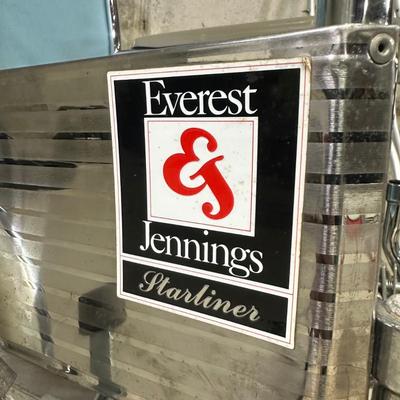 LOT 98B: Everest Jenning Wheelchair & 2 Sets Of Crutches