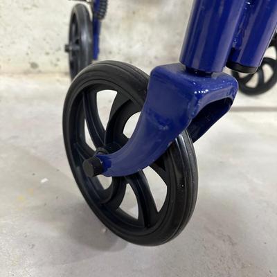 LOT 99B: 2 Drive Medical Fold Up Walkers w/ Padded Seat & More