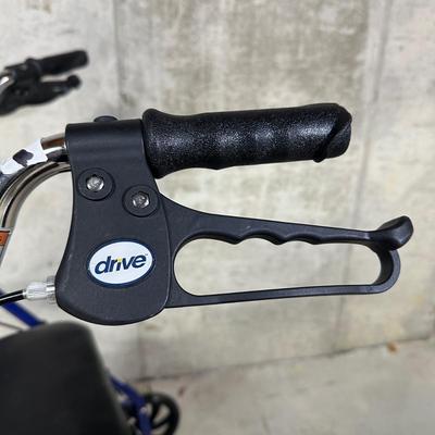 LOT 99B: 2 Drive Medical Fold Up Walkers w/ Padded Seat & More